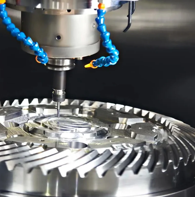 Immagine illustrativa di fresatura CNC, dalla brochure AFC